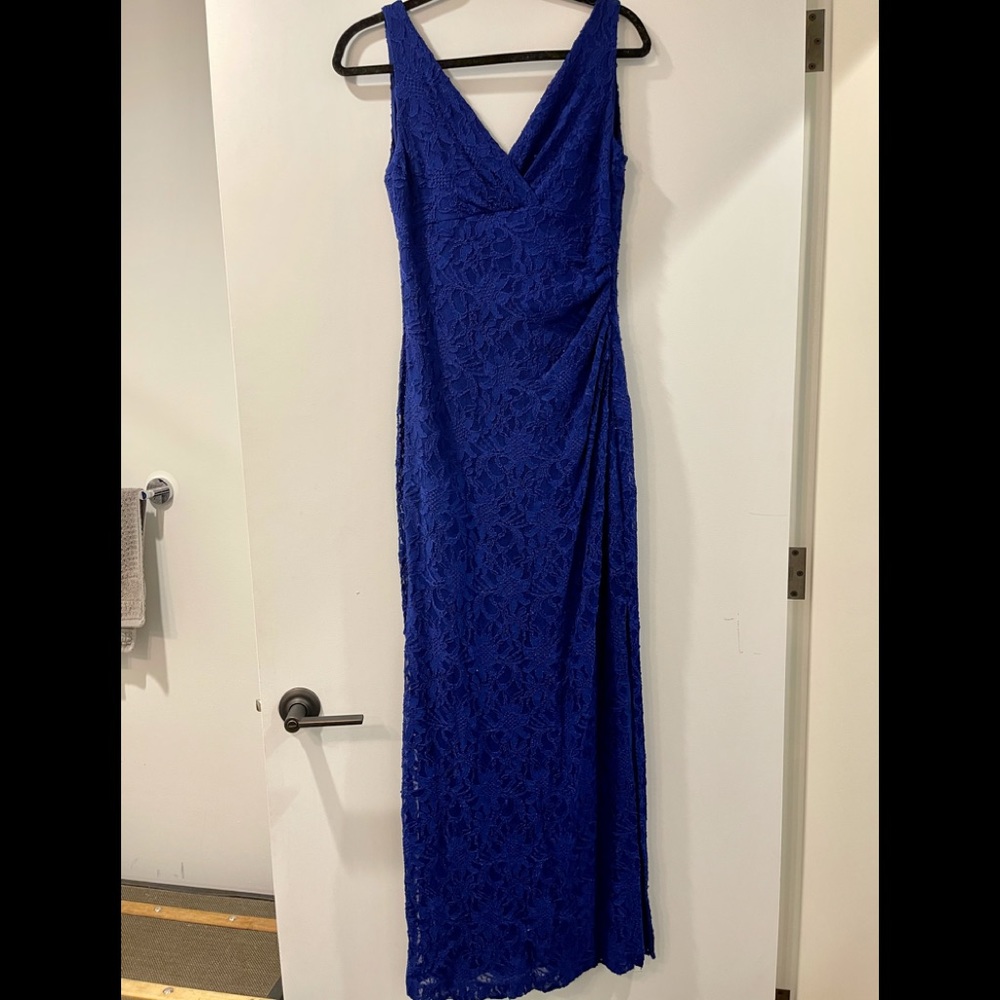 Ralph Lauren blue evening gown